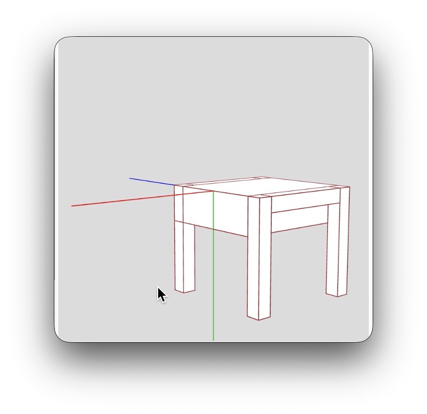 From a Piece of Paper to a 3D Table