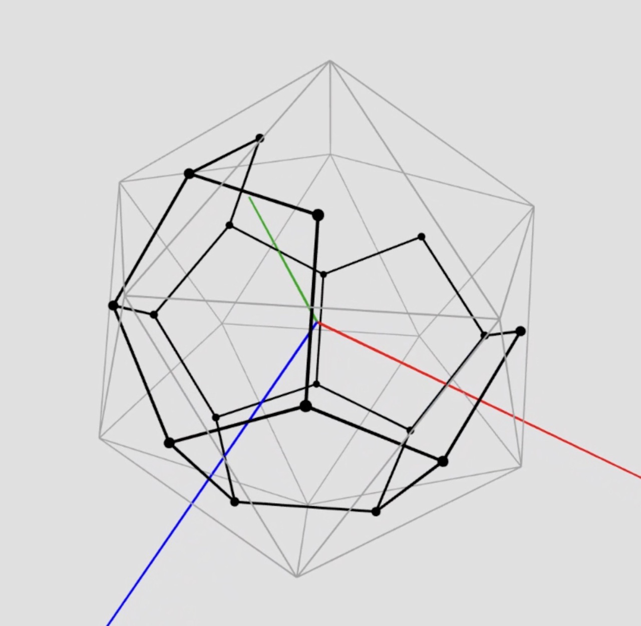 Leo's dodecahedron is emerging